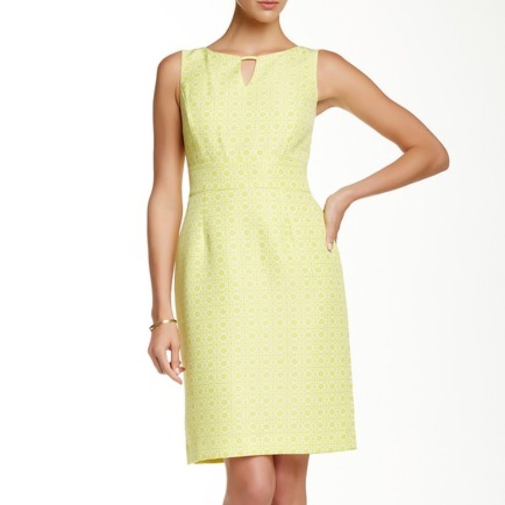 NWOT Tahari Sleeveless Cutout Sheath Dress